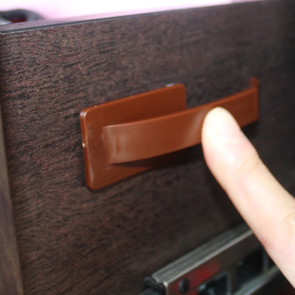 

20pcs Safety Locks s Drawer Cabinet Guard Plastic Anti Pinch Latch Durable Safe for Doors Bookshelves Finger Protection