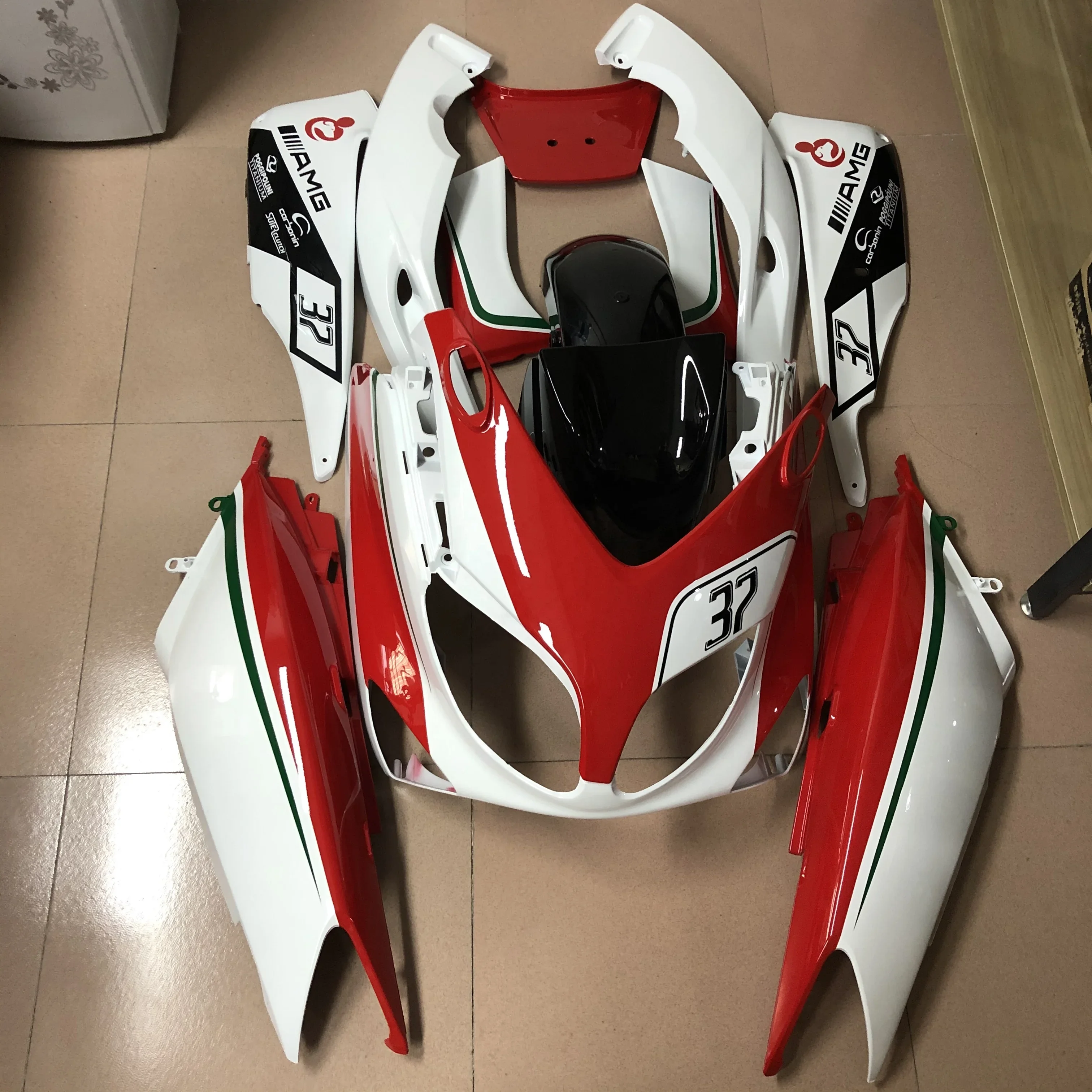

REALZION Motorcycle Parts Scooter Fairing Customized Fairings Kit ABS Plastic For YAMAHA TMAX 500 TMAX500 2001-2007