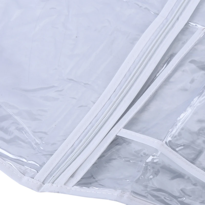 160cm 180cm Cheap Wholesale Transparent Solid For Wedding Dress Dust Cover Extra Large Waterproof PVC Clothing Garment Bags