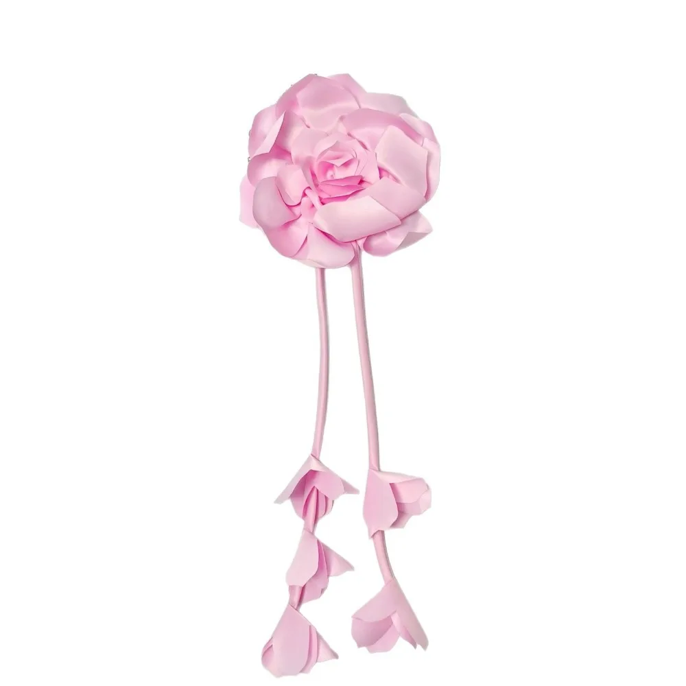 Handgefertigte Stoffblumen-Brosche für Damen Elegante Florale Anstecknadeln Hochzeit Party Abzeichen Kleidung Accessoires Schmuck Geschenke