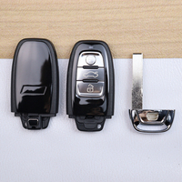 Car Key Fob Case Shell Housing for For Audi Q5 A4L A5 A6 A7 A8 RS4 RS5 S4 S5 Q7 R8 S6 S7 S8 TT 8V B8 C7 Q3 A1 A3 A4 RS Sticker