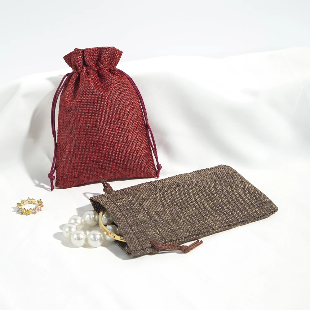 Sac cadeau en toile de Jute av - Jute Bag Packaging avis et prix