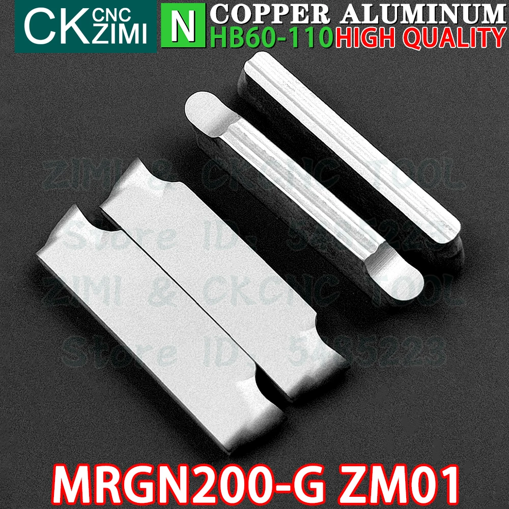 MRGN200-G ZM01 MRGN 200 G ZM01 2mm 微粉砕超硬インサート切削溝インサートツールMRGN200 MGMN200 MGGN200 G ZM01 CNC機械式金属旋盤ステンレス鋼用ツール