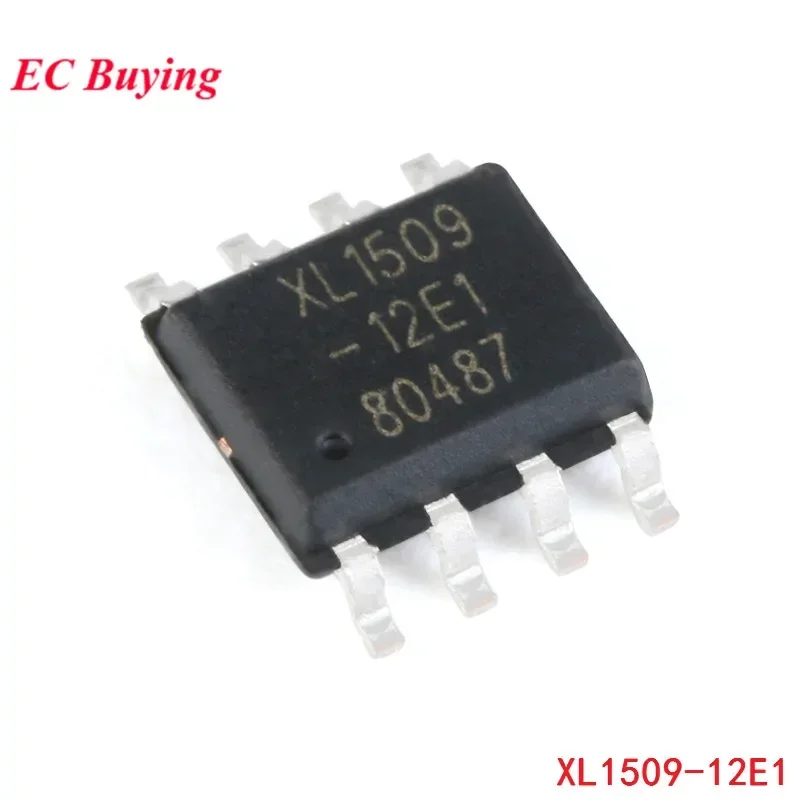 10pcs/lot SMD XL1509-12E1 SOP-8 XL1509 150KHz Buck Step Down DC Power Converter Regulator IC Chip Integrated Circuit Original