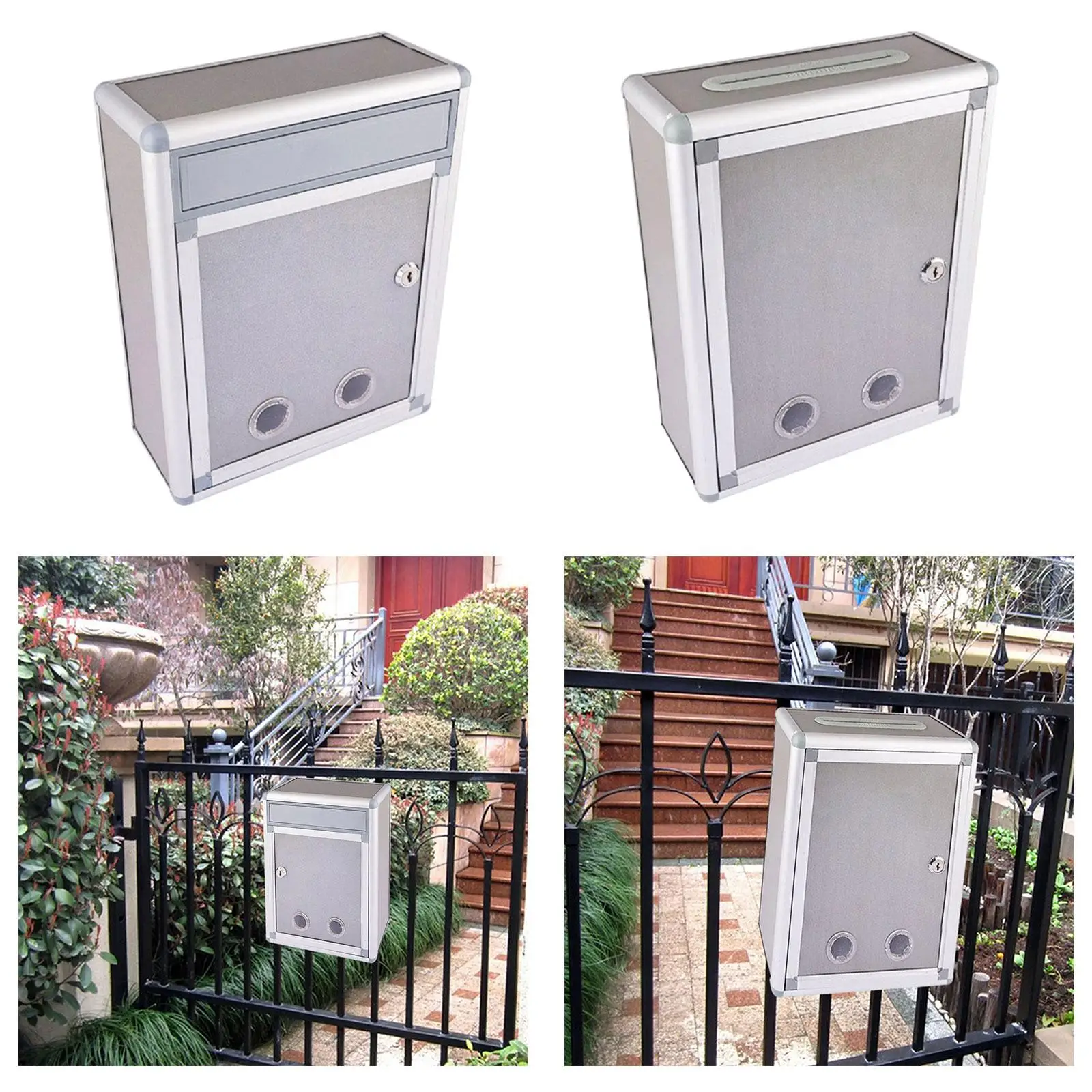 

Настенный почтовый ящик: прочный, вертикальный, для газет, с замком, для сообщественных учреждений