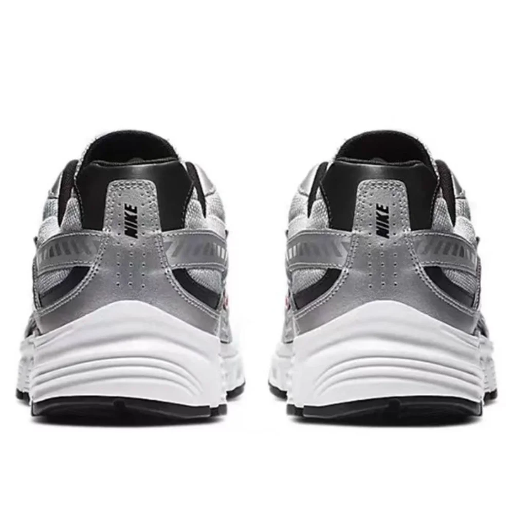 Nike Starter Fashionable and Versatile Running Shoes with Cushioning, Durability, and Slip Resistance in Black/Silver 394055-001