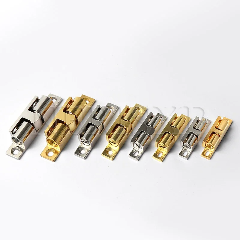 10Pcs Double Ball Tension Roller Latch for Cabinet Closet Door Hardware with Screws Kitchen Cabinet Closet Catch