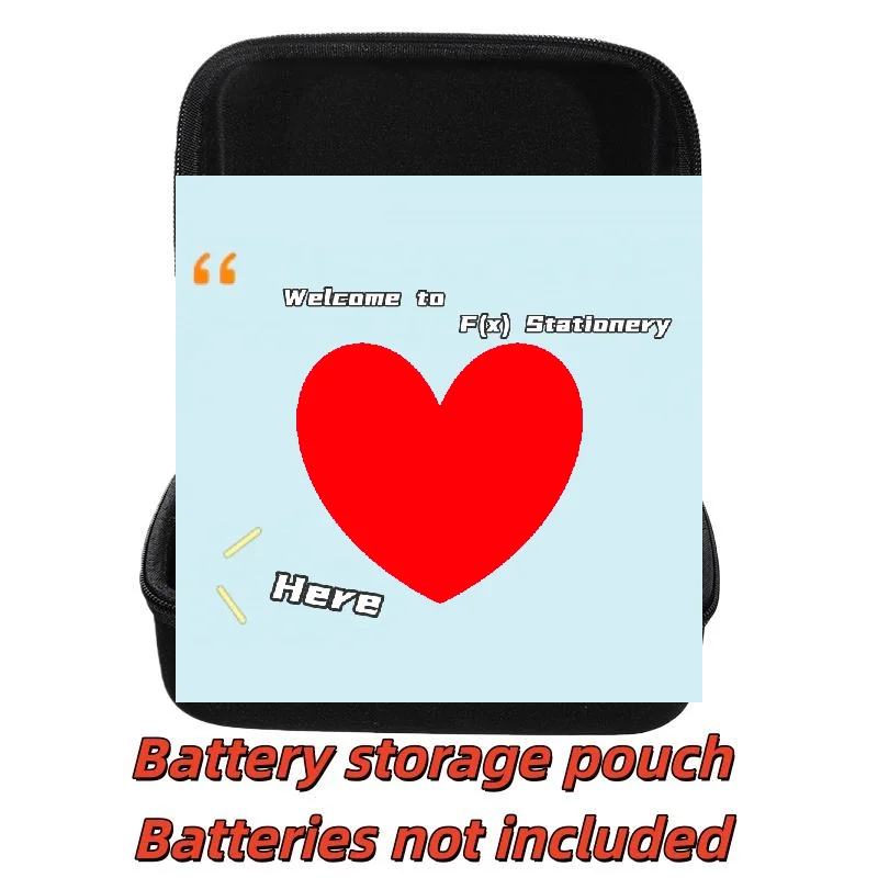 1Pcs Handheld Portable Bag Hard Battery Organizer Storage Box Carrying Case Holds 54 Batteries AA/AAA EVA Storage Bag-F(x)