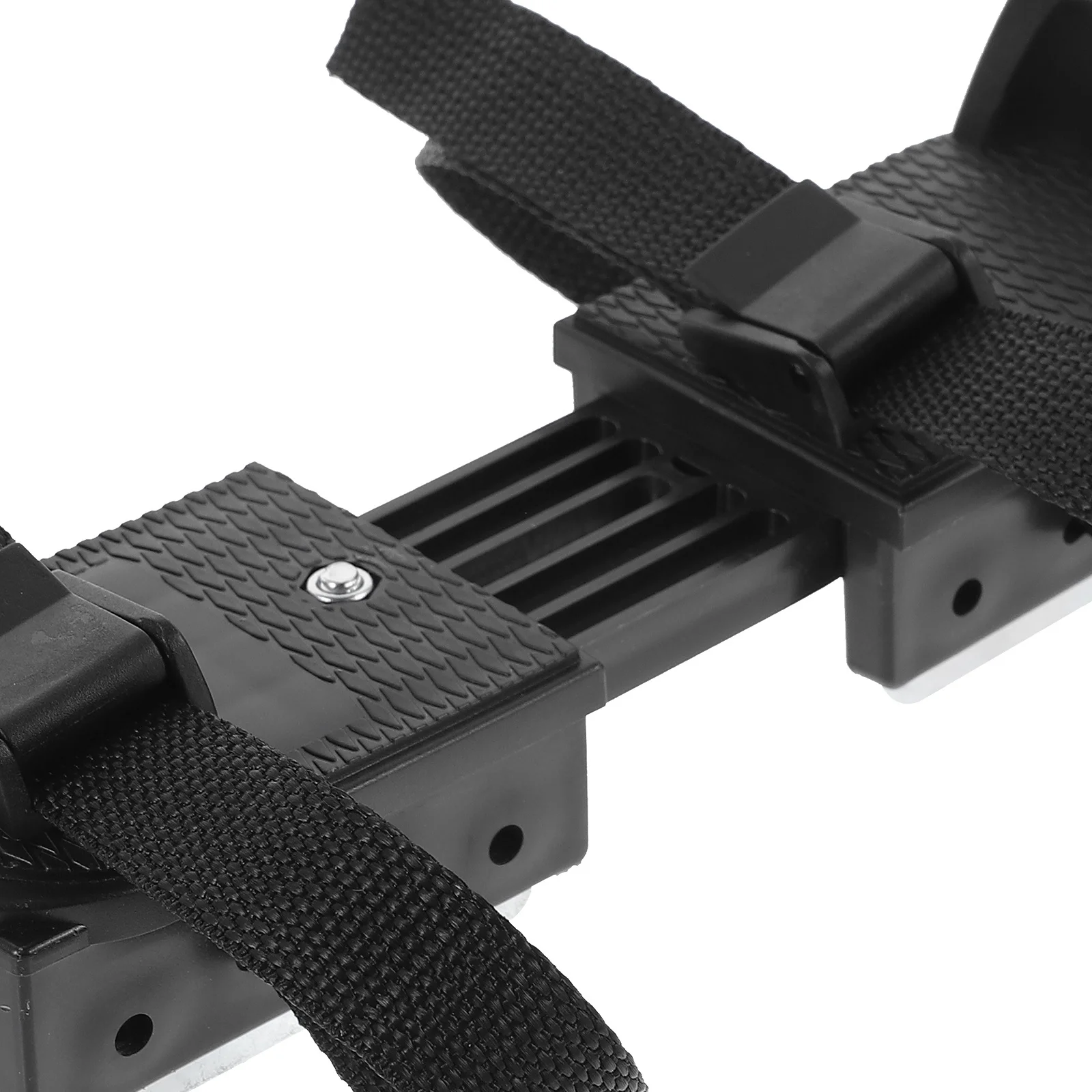 

1 Pair Portable Ice Skates For Adjustable Fastener Straps Safe Anti-Fall Training Skates Double Runner Beginner Ice Skating