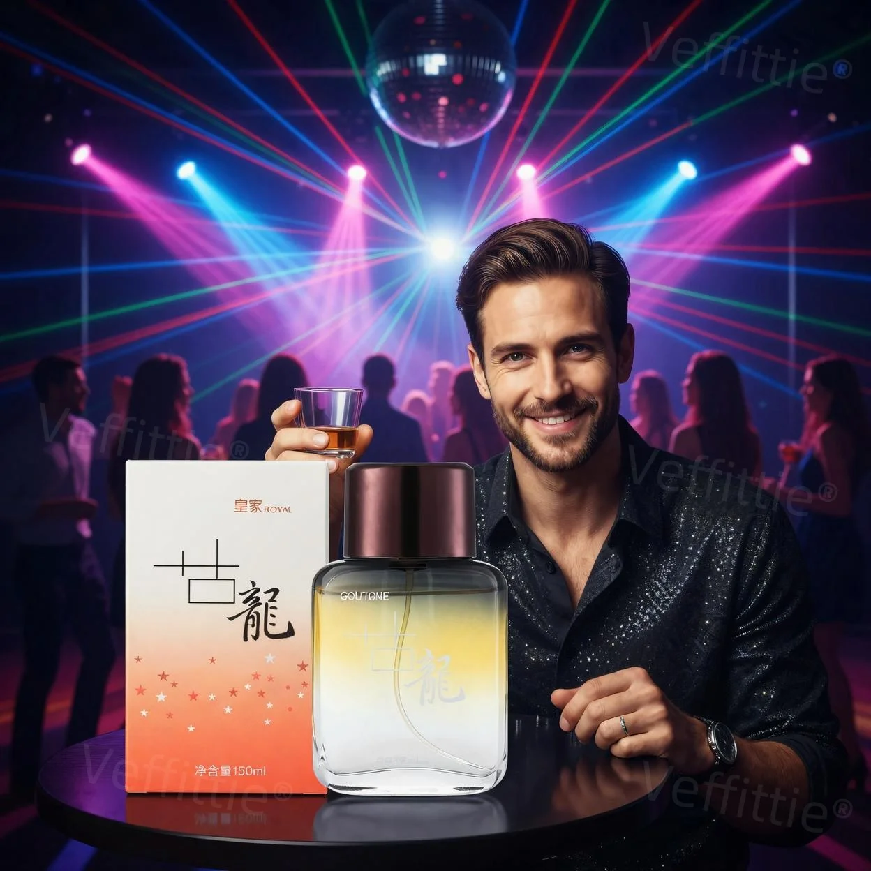 

Vibrant Lotus Amber Burst EDT 50ml, Long Lasting Rich Citrus Floral Scent, Festive Party Wear, Edgy Accent for Night Outings
