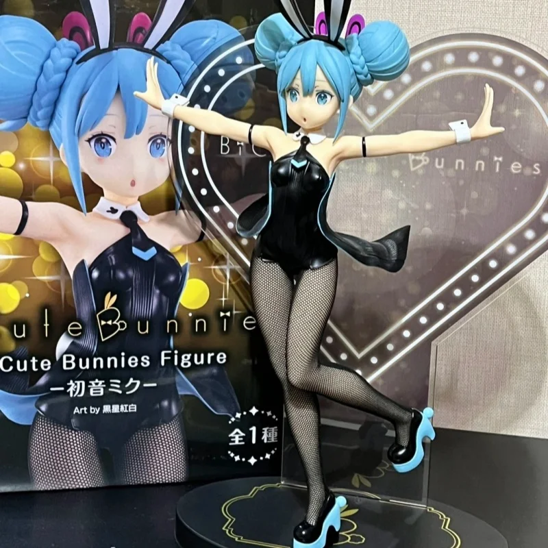 Original Furyu Bicute Bunnies Vocaloid Hatsune Miku Pvc Anime Action Collections Model Toy Figures Birthday Gift view 6