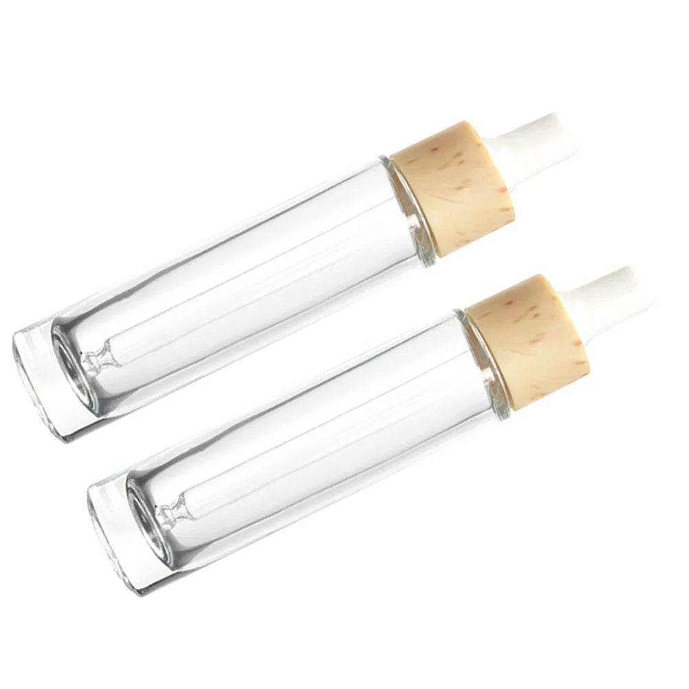 Bottiglie per olio essenziale da 2 pezzi Bottiglie contagocce in vetro da 30 ml Bottiglia per subimballaggio trasparente Durevole e ricaricabile per uso in viaggio