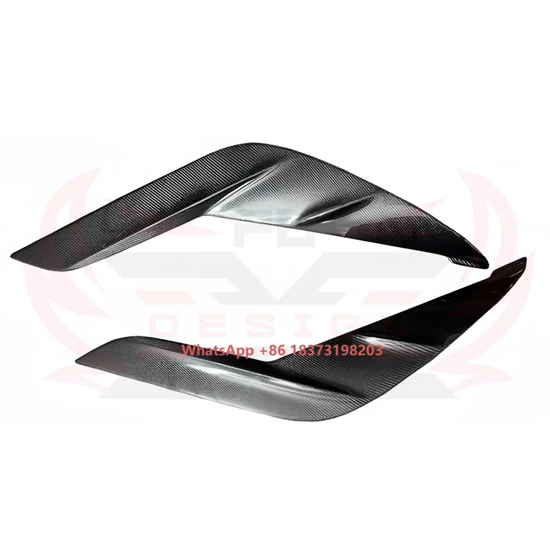 Carbon Fiber T Style Door Trims for Gr Supra A90 A91 Mk5 Door Panel Outer Cover Side Fender Vents Door Garnish Canards