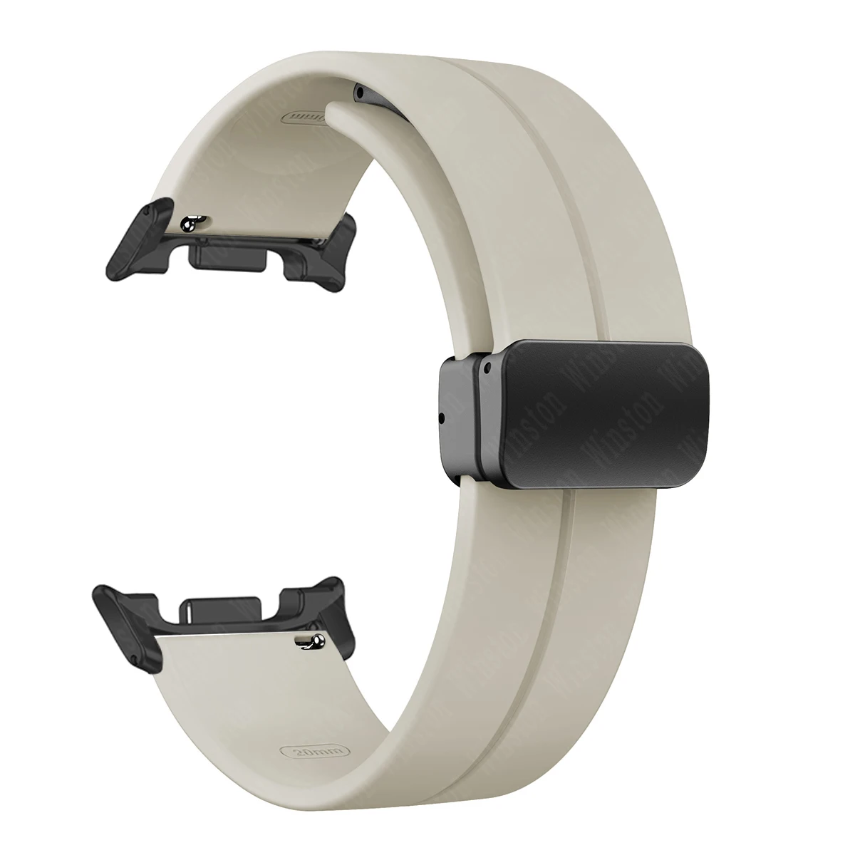 Silikonarmband für Samsung Galaxy Watch 8 40 mm 44 mm 8Classic 46 mm Magnetschnallenband für Galaxy Watch Ultra 2025 47 mm Armband