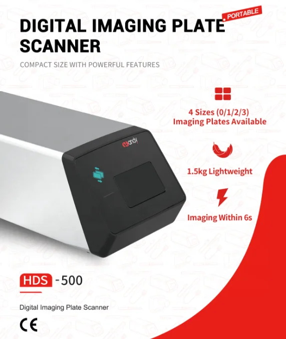 Hot Sale X Ray Sensor Handige Hds500 Digitale Beeldplaatscanner/Intraorale Scanner Beeldvormingssysteem Radiografie