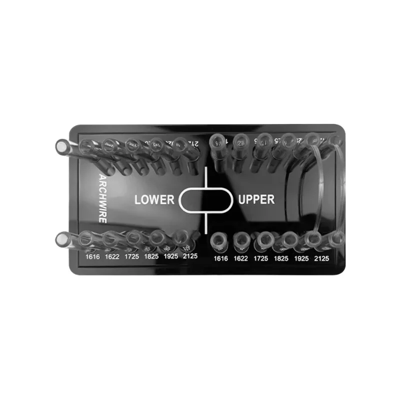 Dental Acrylic Organizer Holder Box Round/Rectangular Arch Wires Case for Placing Orthodontic Arch Wires Dental Lab Sipplies