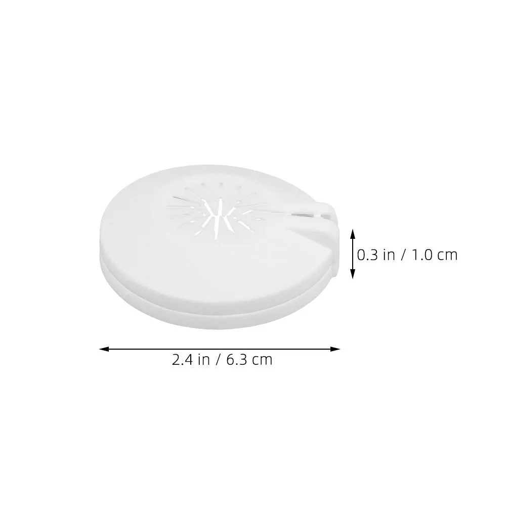 8Pcs Plastic Fire Sprinkler Cover Plate Decorative Trim Ring for Ceiling Sprinkler Head Universal High Temperature Resistant