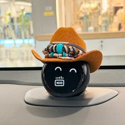 for NIO nomi   Hat robot es67et57  decorative car center console ornament western cowboy hat