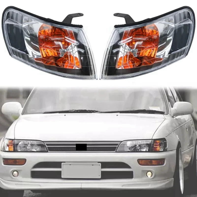 2 Pair Parking Corner Clear Lens Light For Toyota Corolla AE100 AE101 E100 1993-1997