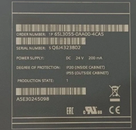 Brand New Original 6SL3055-0AA00-4CA5 6SL3055 0AA004 CA5 Membrane Keyboard Fast Delivery