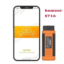 Humzor S716 Diagnostic Tool OBD2 Scanner Software Quickly Reading /Clearing Codes Diagnostic Tools Reset Service Pk Humzor Nl500