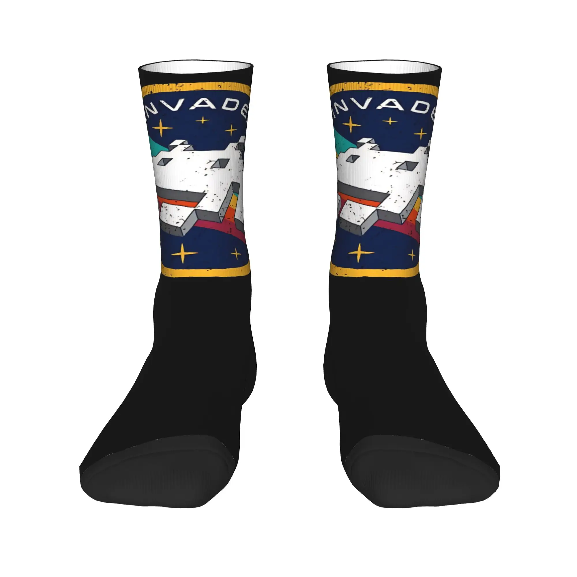 Invaders Lightweight  Socks Autumn Space Invaders Stockings Elegant Couple Soft Socks Design Running Non Slip Socks