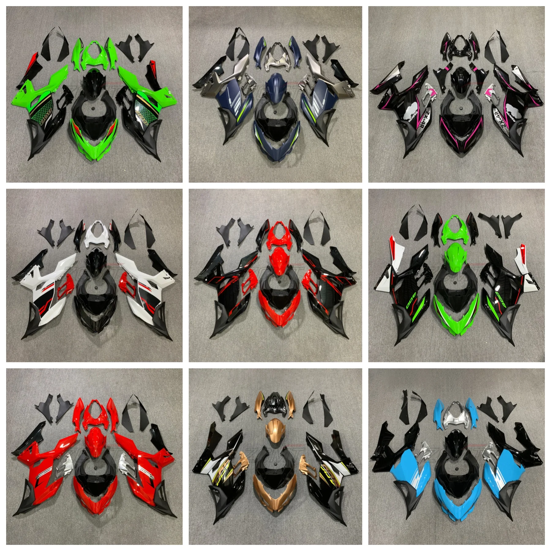 

Motorcycle Full Body Kits Fairing For KAWASAKI Ninja400 Ninja 400 EX 400 2018 2019 2020 2021 2022 2023 ABS Plastic Injection