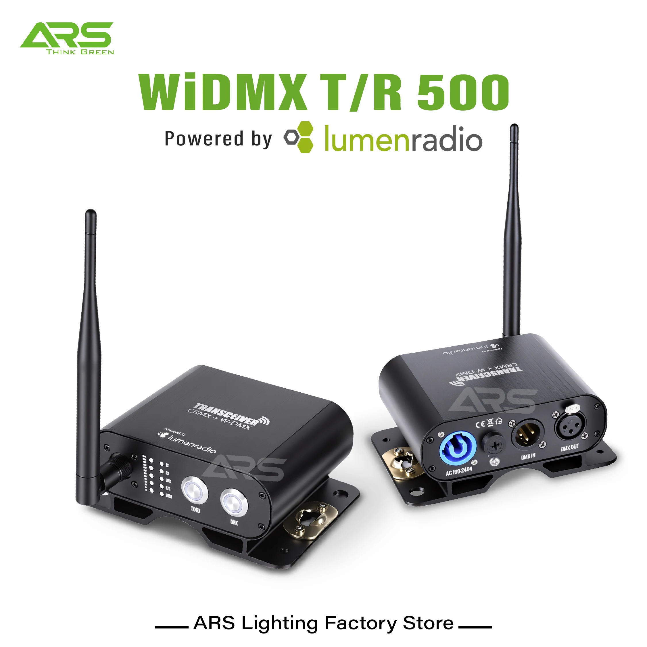 Émetteur-récepteur sans fil DMX512 2,4 GHz pour contrôleur d'éclairage de scène, idéal pour projecteurs PAR, DJ, discothèques, bars, têtes mobiles, mariages et fêtes