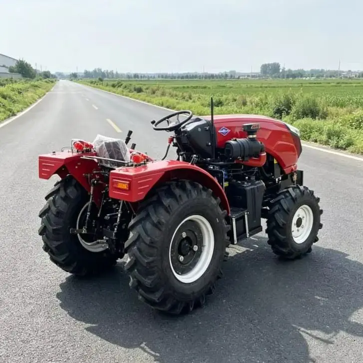 

Customized Ride-on Wheeled Rotary Tractor, Deep Tilling Four-wheel Tractor, 2026 Hot-selling Four-wheel Farm Cultivator