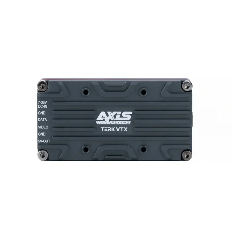 Transmisor de Video Analógico Original Axisflying VTX 5.8GHz Max 3W de Alta Potencia con Disipador de Calor OSD TERK para Drones FPV de Largo Alcance de 5/7/10 Pulgadas