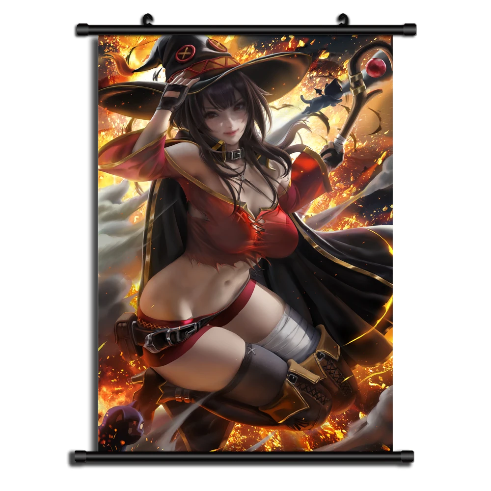 KonoSuba! Megumin Anime Posters Baby Kids Room Decoration Wall Art Canvas Painting Print Home Decoration Wall Pictures No Frame