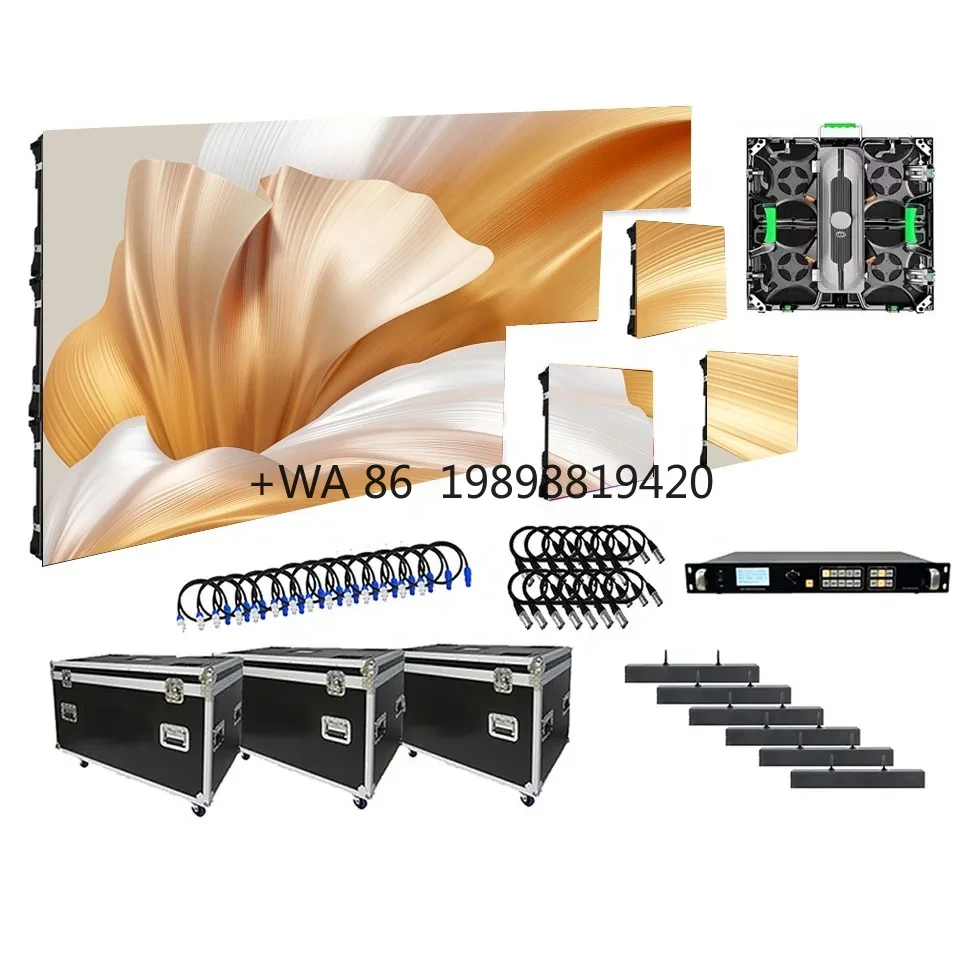 

Rental Use with 1080p Resolution P3.91/P4.81 Waterproof High Brightness LED Video Wall Panel for Indoor/Outdoor