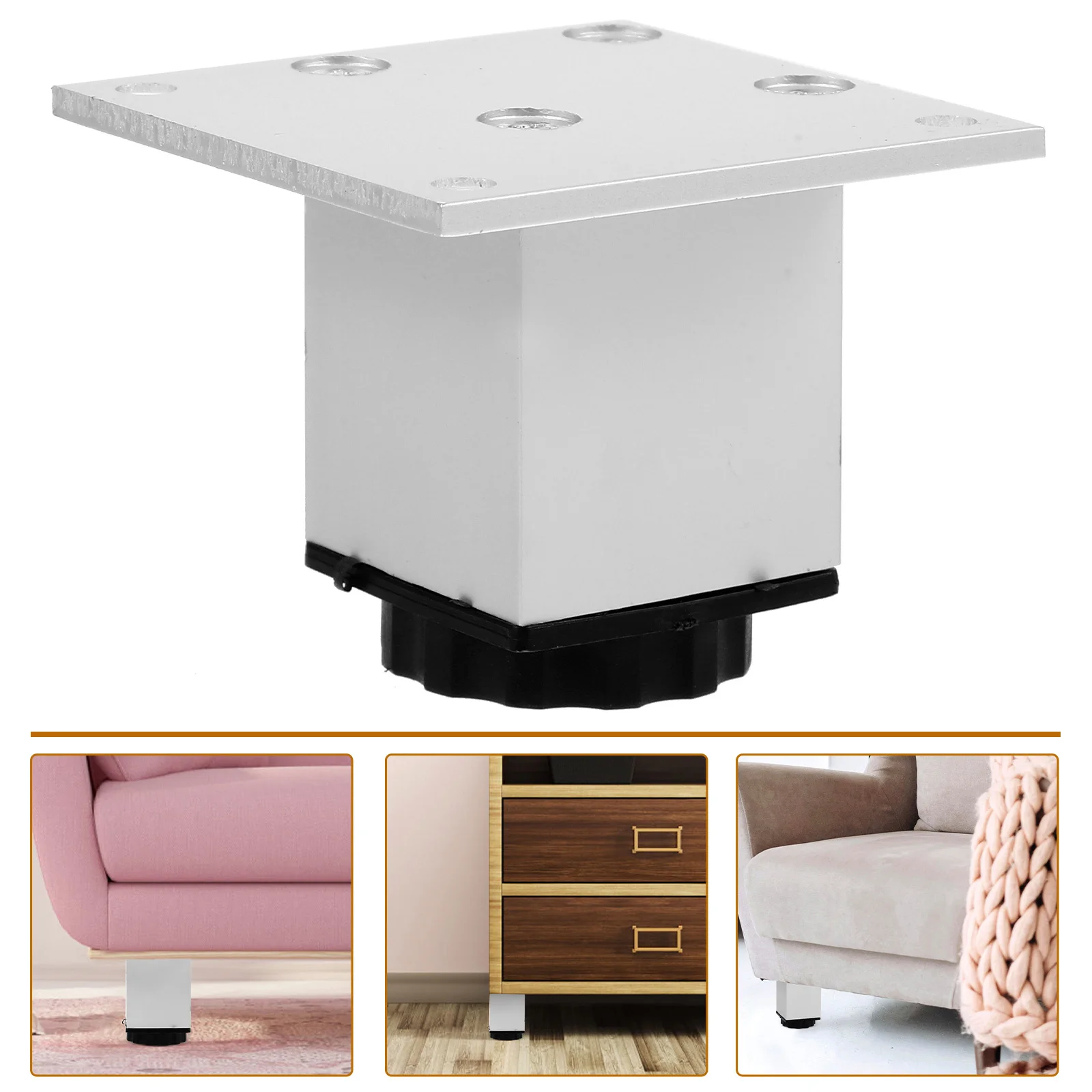 

Adjustable Leg Furniture Foot Sofa Bed Cabinet Support Retractable Design Stable Easy Install Versatile Use Legs for Bed