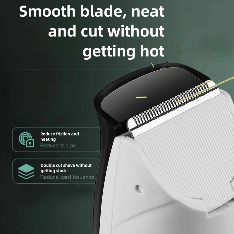 Electric Hair Trimmers Charging Long Life Blow Suction Shaver Automatic Noise Reduction Shock Absorption Men's Hair Clipper