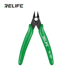 RELIFE RL-113 Diagonal Wire Cutter with Return Spring Design High Precision Non-slip Insulating Sleeves Tapes Cable Cutting Tool