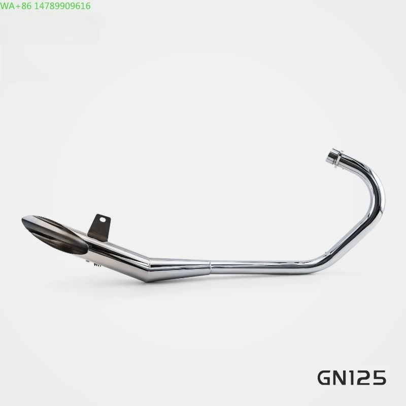 

Full-Size Custom Motorcycle ExhaustRS Original For GN125 Modified Stainless Steel Electroplated Integrated Full-se