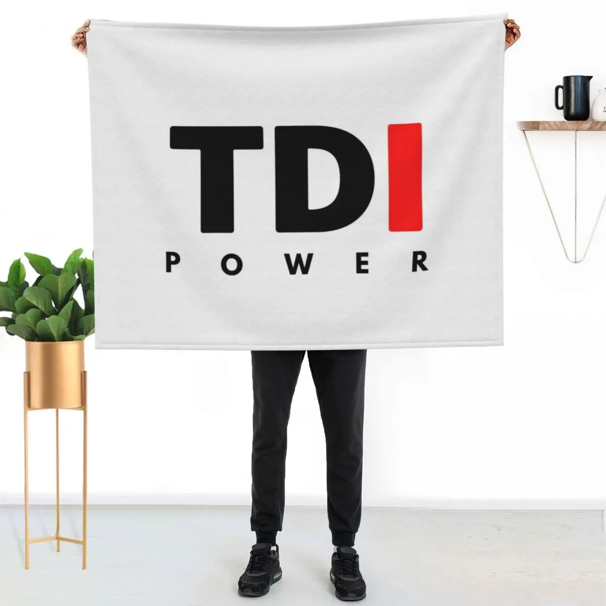 

TDI Throw Blanket Soft Home Decor Blanket for Couch Bedroom