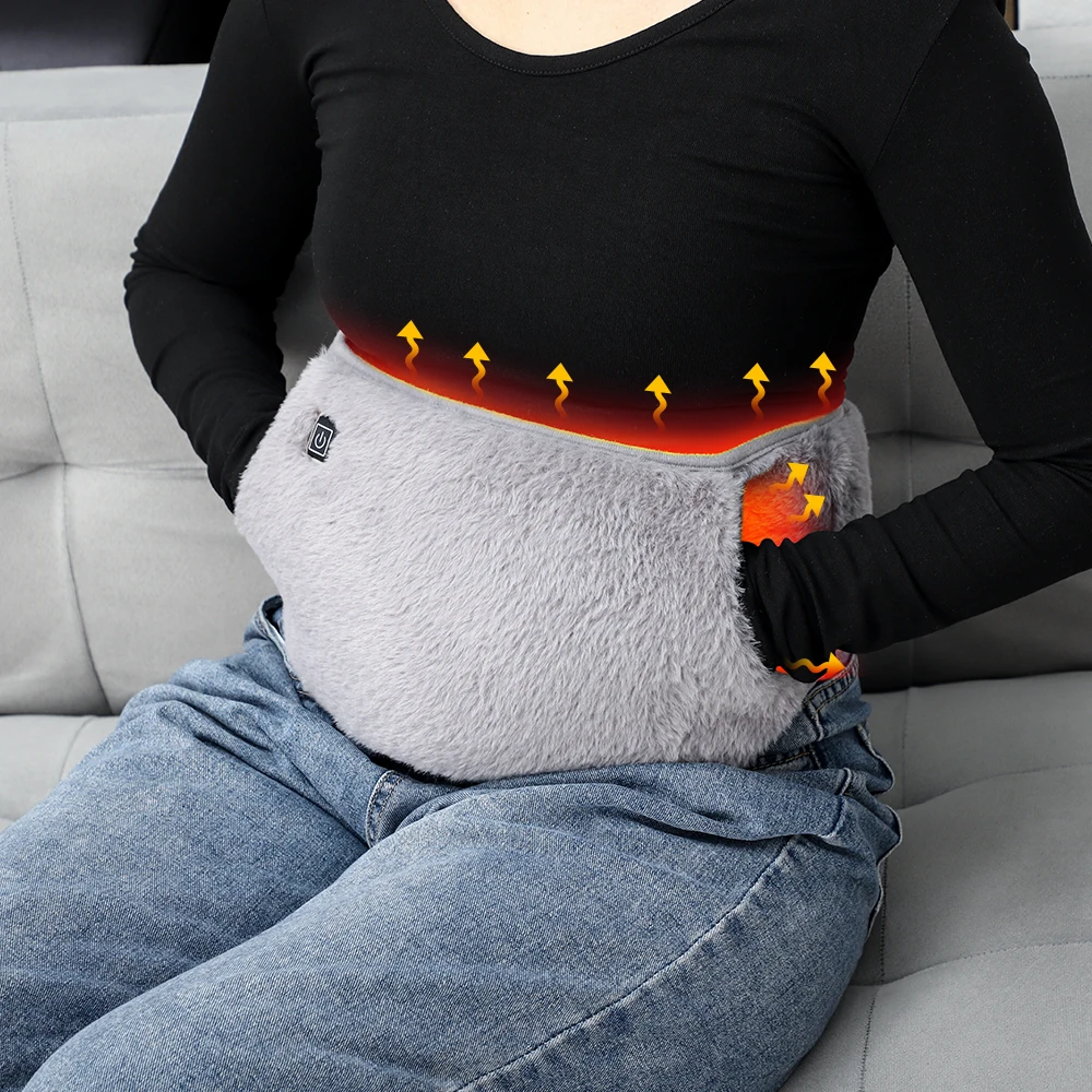 Electric Heating Waist Belt USB Hand Warmer Winter Hot Compress Abdominal Lumbar Uterus Heater