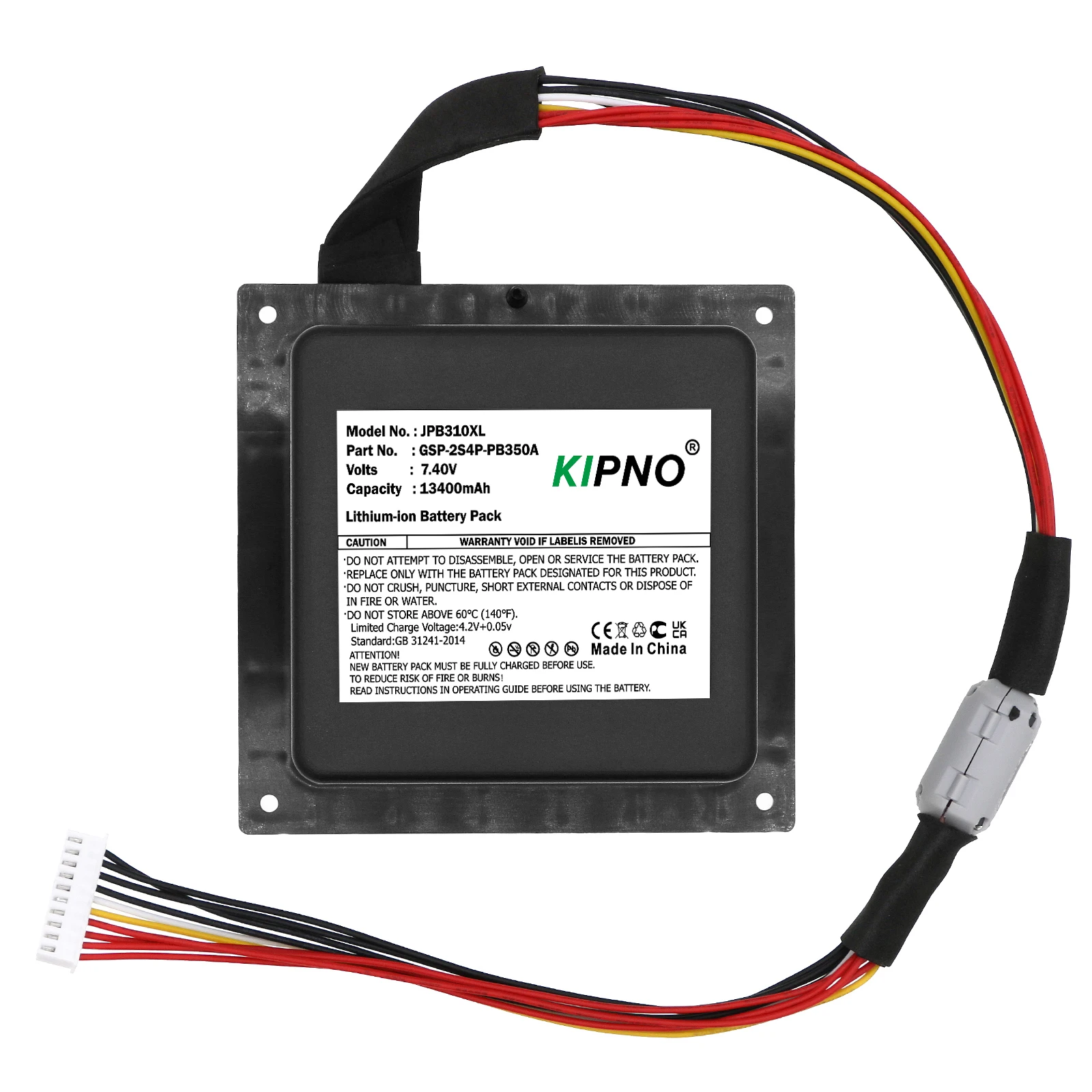 KIPNO Speaker Battery 13400mAh GSP-2S4P-PB350A  GSP-2S4P-PB350B for JBL PartyBox 310