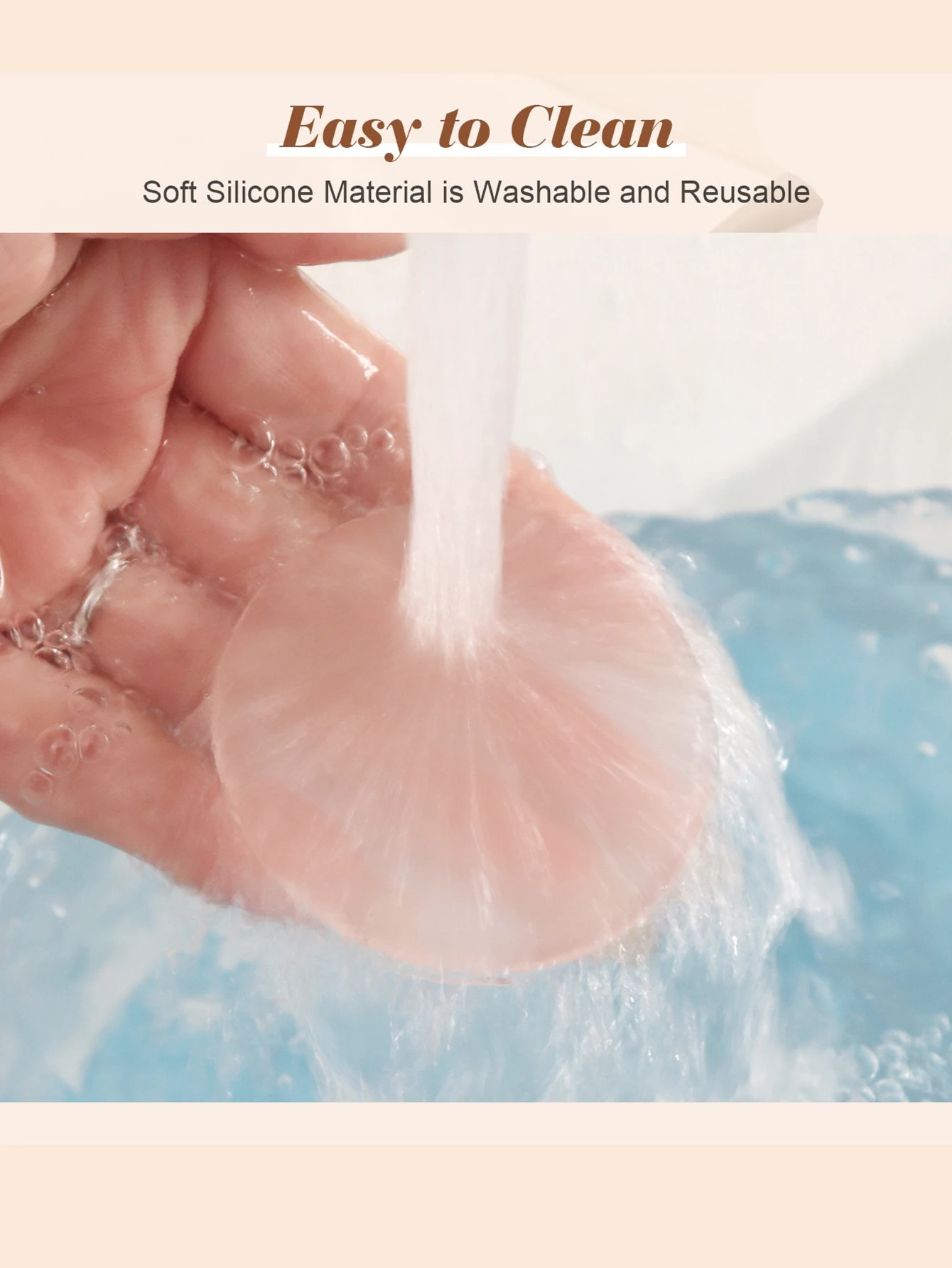 Éponge bouffante de poudre de Gel de Silicone souple, 1 pièce, pour fond de teint cosmétique pour le visage, crème Bb, sans poudre, outil de maquillage