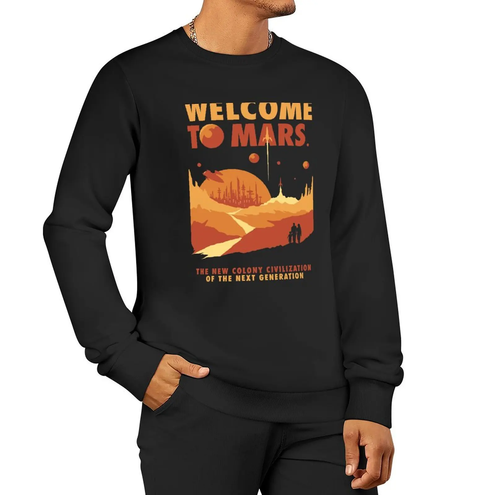 

Welcome to Mars Sweatshirt tracksuit men men's clothes men's sweatshirt