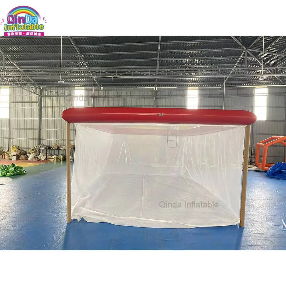 

2021 Hot Selling Inflatable Sea Pool Floating Inflatable Yacht Pool With Net