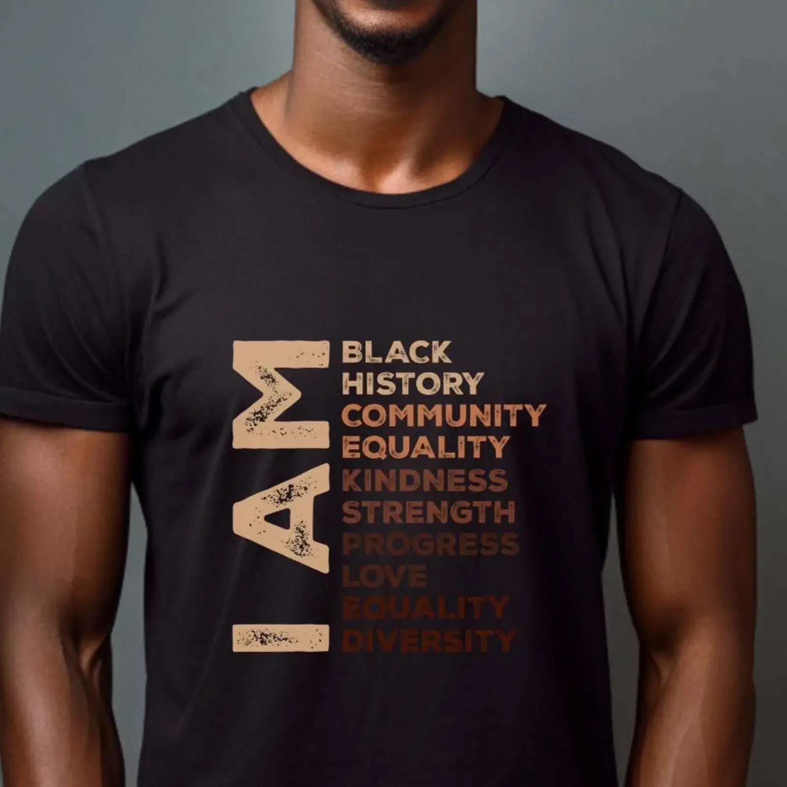 I Am Black History T Shirt Equality Kindness Progress Diversity Word Art vintage Washed Stylish Slightly Unisex streetwear