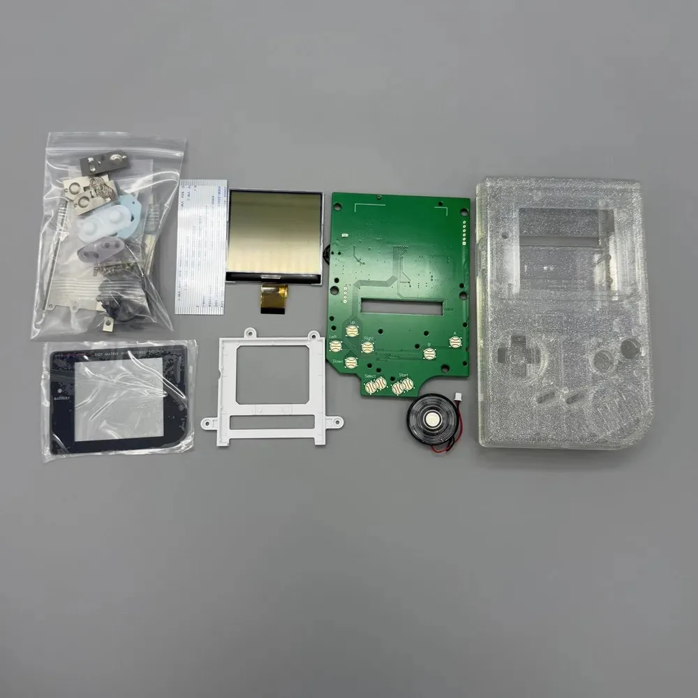 

2,5-дюймовый серый экран, подходящий для Gameboy GB DMG LCD, простая установка, без резки корпуса