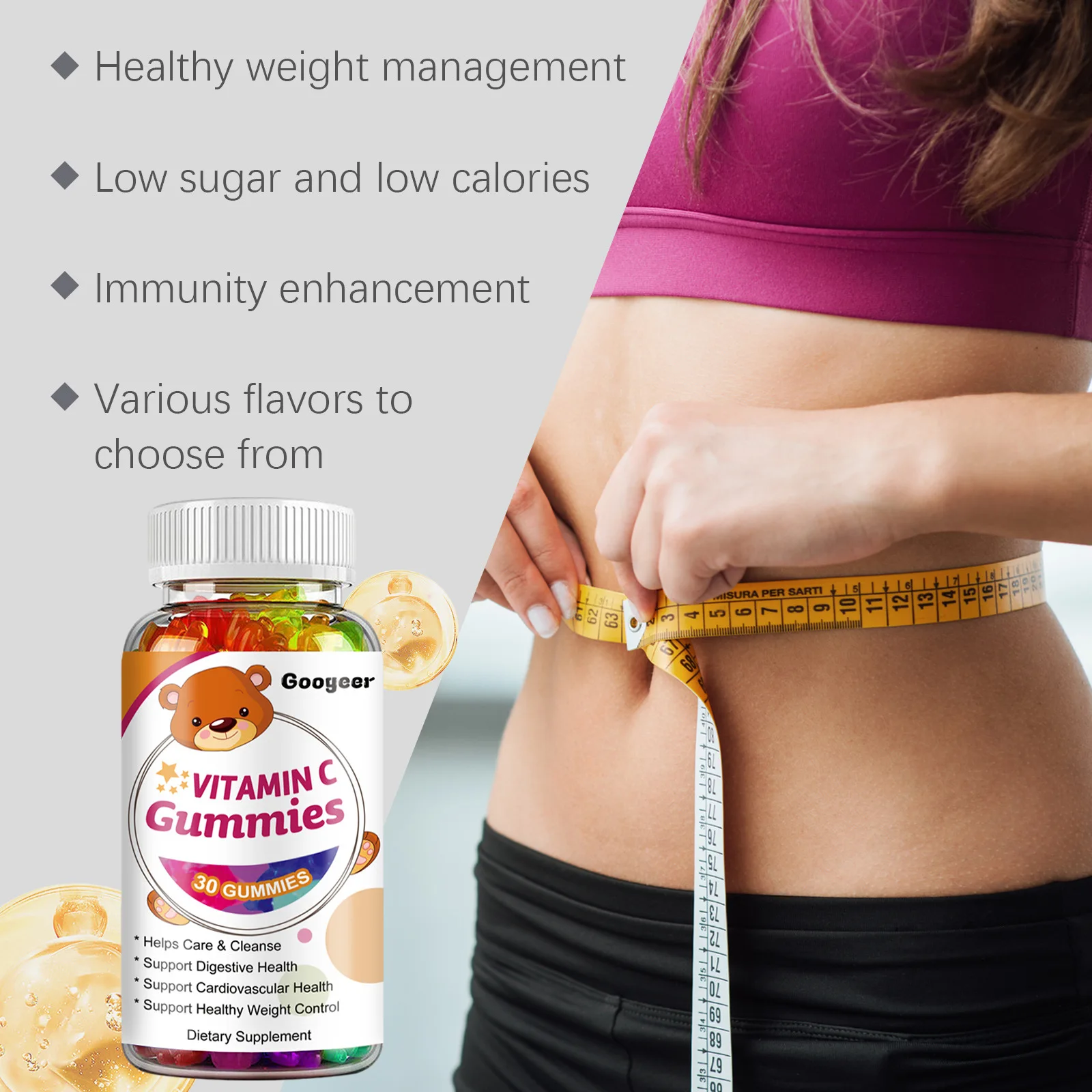 Keto Slim Fat Burning Gummies for Weight Loss, Support Cardiovascular & Heart Health, Suppress Appetite Boost Energy Detox Gummy