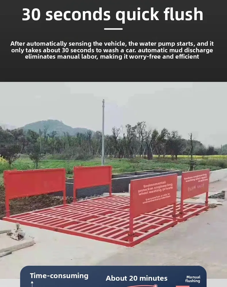 CX basic site washing machine washing station construction project automatic car washing machine