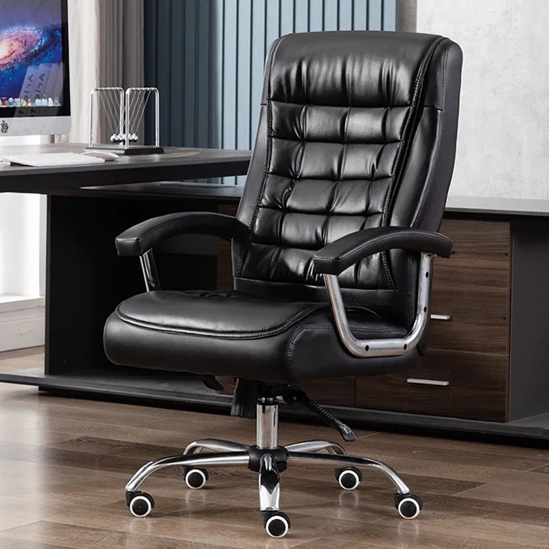 

Relax Back Support Office Chair Nordic Design Black Comfy Desk Office Chair Modern Luxury Chaise De Bureaux Salon Furniture