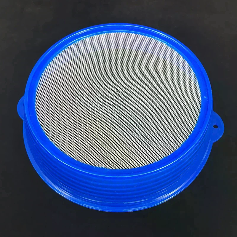 Gadgets New Handheld 19cm Round Shape Plastic Flour Sifter Strainer Kitchen