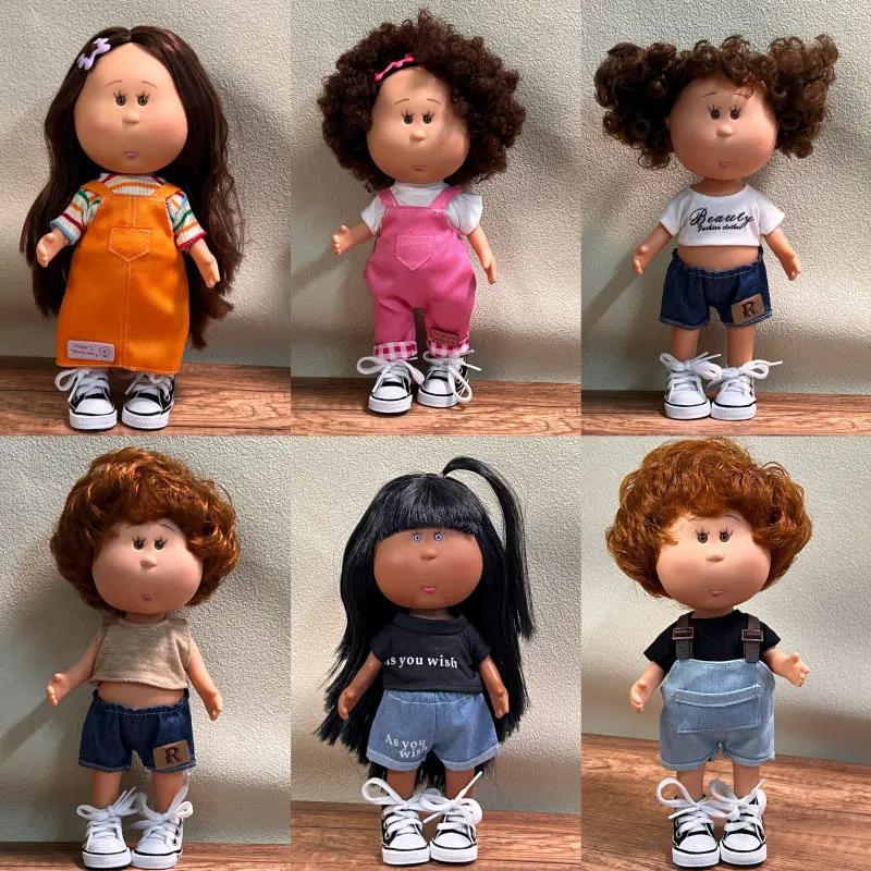 

Кукла + набор одежды, Испания, Миа Бин, 24 см, кукла-картошка, милая коллекционная кукла, целая кукла, кукла Вальдорф, подарки на день рождения для девочек, в наличии