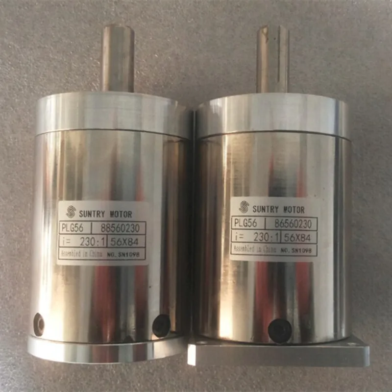 Imagem -02 - Qualidade Planetária Redutor Geabox para dc Brushless Motor Stepping Motor Praça Tampa de Entrada 56 mm Stepping Tampa Plg56